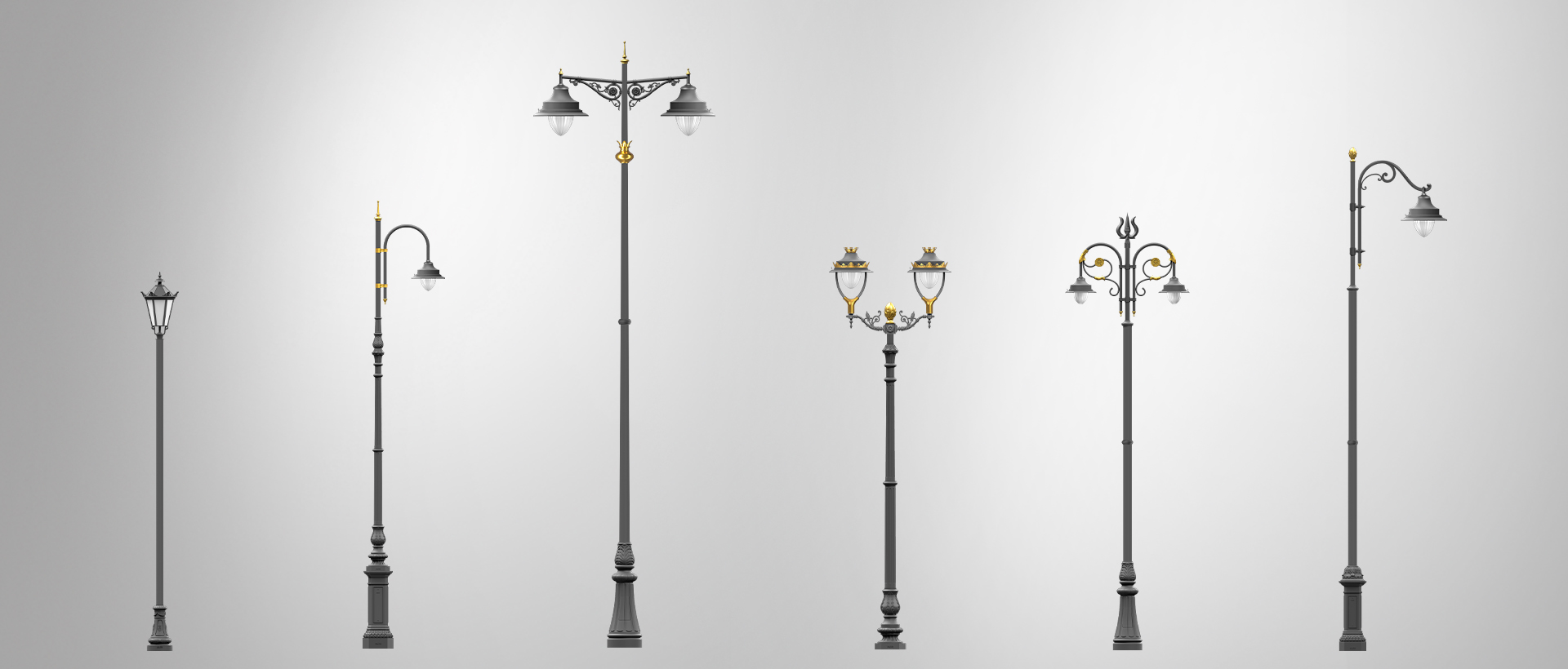 Cast Iron Lighting Poles